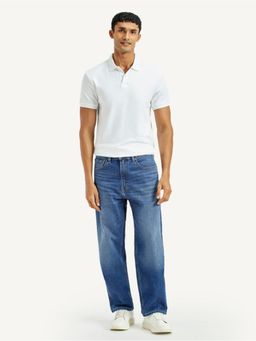 Levi's - Men'S 568 Mid Indigo Regular Fit Mid Rise Jeans