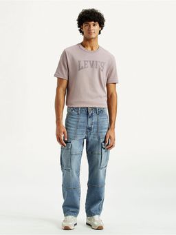 Levi's - Men'S 568 Mid Indigo Loose Fit Mid Rise Jeans