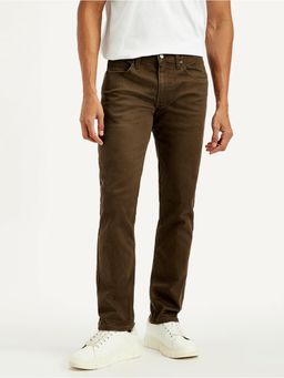 Levi's - Men'S 511 Brown Slim Fit Mid Rise Jeans