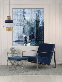 Claymint - Seabrook Blue SS Launge Chair