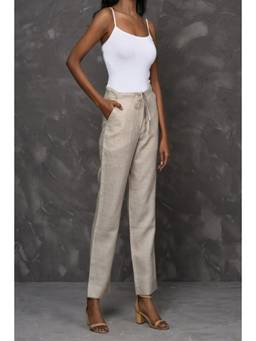 YELL - Lucid Drawstring Pants-Beige
