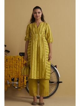 YELL - The Merve Kurta & Pant-Yellow (Set of 2)