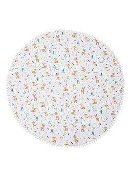 Haus & Kinder - 100% Cotton Poplin Playmat, Woodland Animal (1-2 Years)