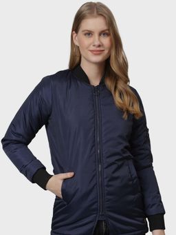 Campus Sutra - Blue Solid Jacket