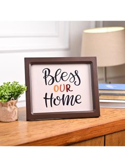 Voncasa - Brown Matte Rectangular Plastic Photo Frame