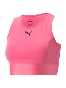 Puma - Day In Motion Women Pink Cropped Tank Top