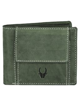 WILDHORN - Green Top Grain Leather Wallet for Men