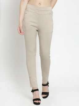 Global Republic - Camel Polyester Women Jegging