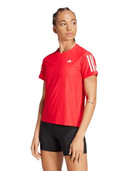 adidas - Women Red Textured Sports T-Shirt