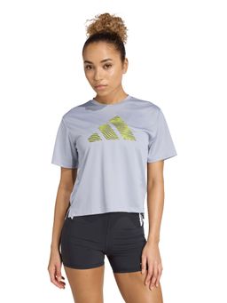 adidas - Women Grey Printed Sports T-Shirt