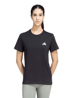adidas - Women Black Solid Sports T-Shirt