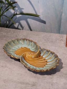 VarEesha - Mustard Studio Pottery Ceramic Twin Platter