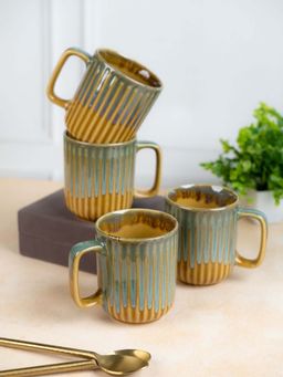 VarEesha - Mustard Studio Pottery Lined Ceramic Coffee Mugs