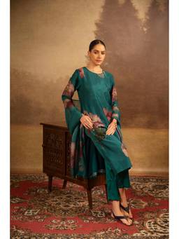 Zari Jaipur - Green Kurta and Pant with Dupatta