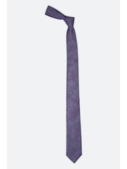 Van Heusen - Men Purple Textured Formal Tie