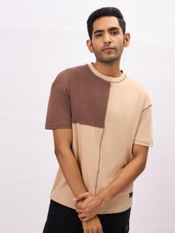 Bombay High - Oversized Fit Colorblocked T-Shirt For Men