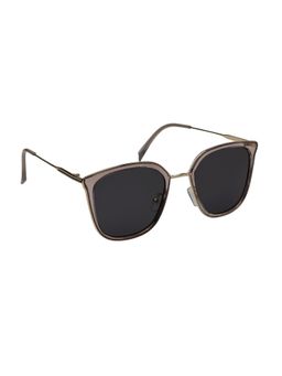 MacV - Women Polarised & UV Protected Black Lens Cat Eye Sunglasses (53)
