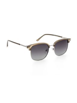 MacV - Unisex Polarised & UV Protected Black Lens Square Sunglasses (54)