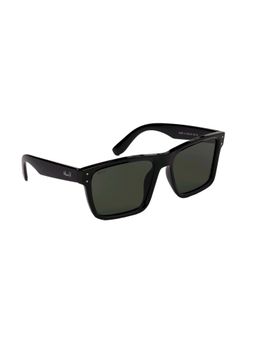 MacV - Unisex Polarised & UV Protected Black Lens Wayfarer Sunglasses (55)
