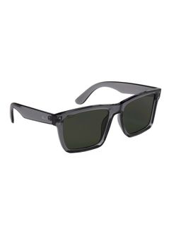 MacV - Unisex Polarised & UV Protected Green Lens Wayfarer Sunglasses (55)