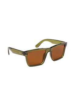 MacV - Unisex Polarised & UV Protected Brown Lens Wayfarer Sunglasses (55)