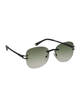 MacV - Women Polarised & UV Protected Green Lens Butterfly Sunglasses (55)
