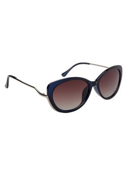 MacV - Women Polarised & UV Protected Brown Lens Oval Sunglasses (56)