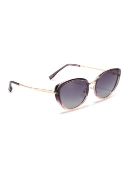 MacV - Women Polarised & UV Protected Purple Lens Cat Eye Sunglasses (54)