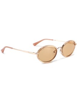 MacV - Unisex Polarised & UV Protected Brown Lens Oval Sunglasses (54)