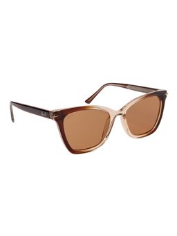 MacV - Women Polarised & UV Protected Brown Lens Cat Eye Sunglasses (52)