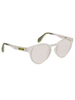 MacV - Unisex Polarised & UV Protected White Lens Round Sunglasses (48)