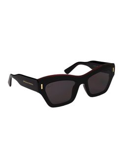 MacV - Women Polarised & UV Protected Black Lens Cat Eye Sunglasses (54)