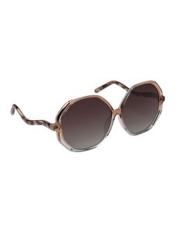 MacV - Women Polarised & UV Protected Brown Lens Rectangle Sunglasses (62)