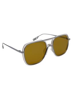 MacV - Unisex Polarised & UV Protected Yellow Lens Aviator Sunglasses (57)