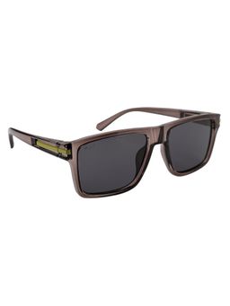 MacV - Unisex Polarised & UV Protected Black Lens Square Sunglasses (52)