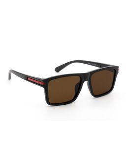 MacV - Unisex Polarised & UV Protected Brown Lens Square Sunglasses (52)