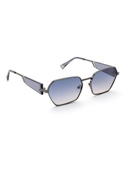 MacV - Unisex Polarised & UV Protected Blue Lens Rectangle Sunglasses (60)