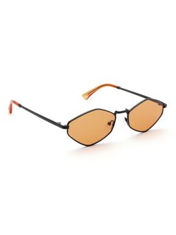 MacV - Unisex Polarised & UV Protected Orange Lens Rectangle Sunglasses (58)