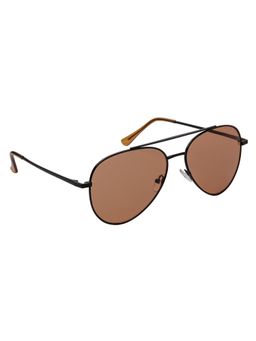 MacV - Unisex Polarised & UV Protected Brown Lens Aviator Sunglasses (57)