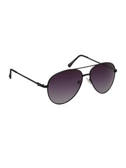 MacV - Unisex Polarised & UV Protected Black Lens Aviator Sunglasses (60)