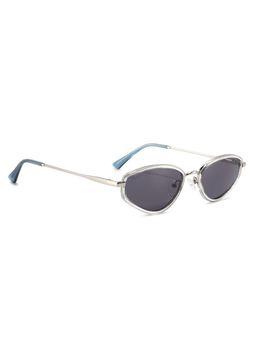 MacV - Women Polarised & UV Protected Black Lens Cat Eye Sunglasses (54)