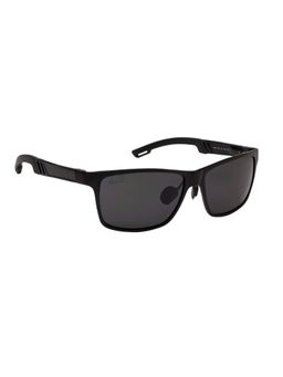 MacV - Unisex Polarised & UV Protected Black Lens Square Sunglasses (58)