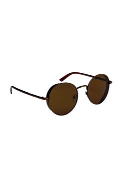 MacV - Unisex Polarised & UV Protected Brown Lens Round Sunglasses (51)