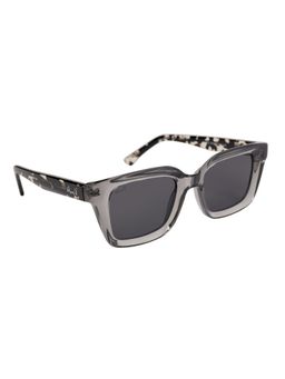 MacV - Unisex Polarised & UV Protected Black Lens Rectangle Sunglasses (51)