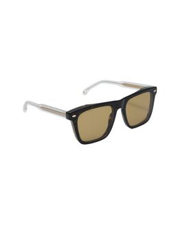 McPherson & Valentine - Unisex Polarised & UV Protected Brown Lens Rectangle Sunglasses (52)