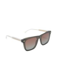 McPherson & Valentine - Unisex Polarised & UV Protected Brown Lens Rectangle Sunglasses (52)