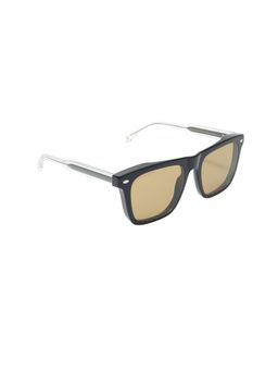 McPherson & Valentine - Unisex Polarised & UV Protected Brown Lens Rectangle Sunglasses (52)
