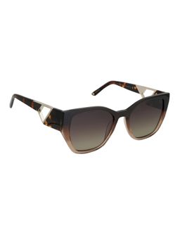 McPherson & Valentine - Women Polarised & UV Protected Brown Lens Rectangle Sunglasses (53)