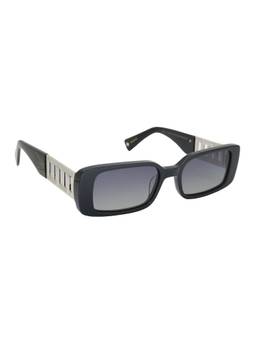 McPherson & Valentine - Women Polarised & UV Protected Black Lens Rectangle Sunglasses (52)