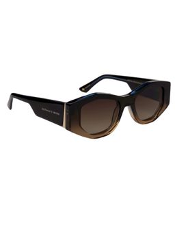 McPherson & Valentine - Women Polarised & UV Protected Brown Lens Rectangle Sunglasses (53)